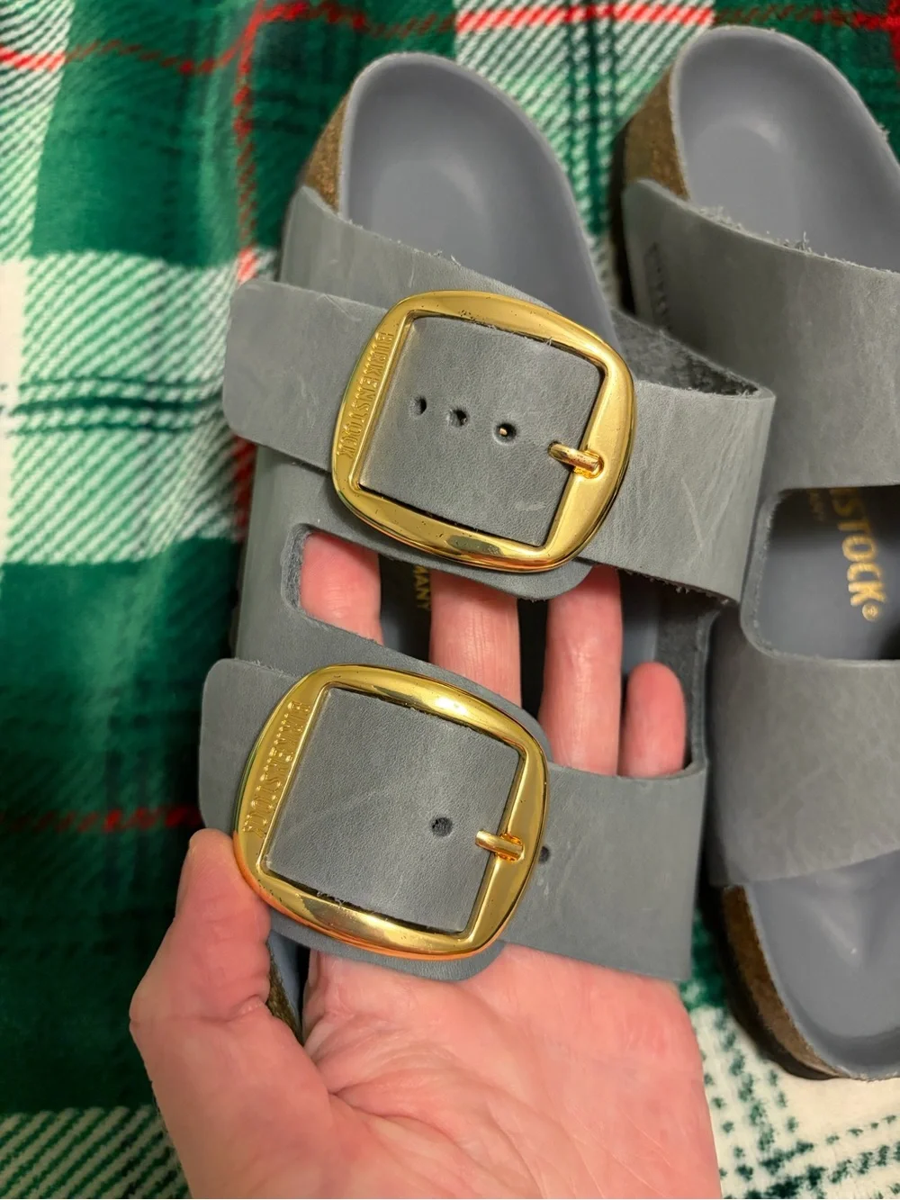 NEW IN BOX Birkenstock Arizona Big Buckle Sandals, Size US 7-7.5, Basalt Grey - Picture 8 of 12